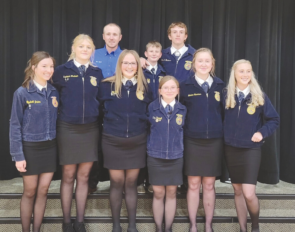 20232024 FFA officers announced at annual banquet Wyoming Pioneer